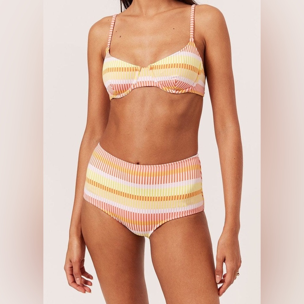 NWT Solid and Striped Ginger Top and Bottom - SOLD AS SET - Picture 1 of 7